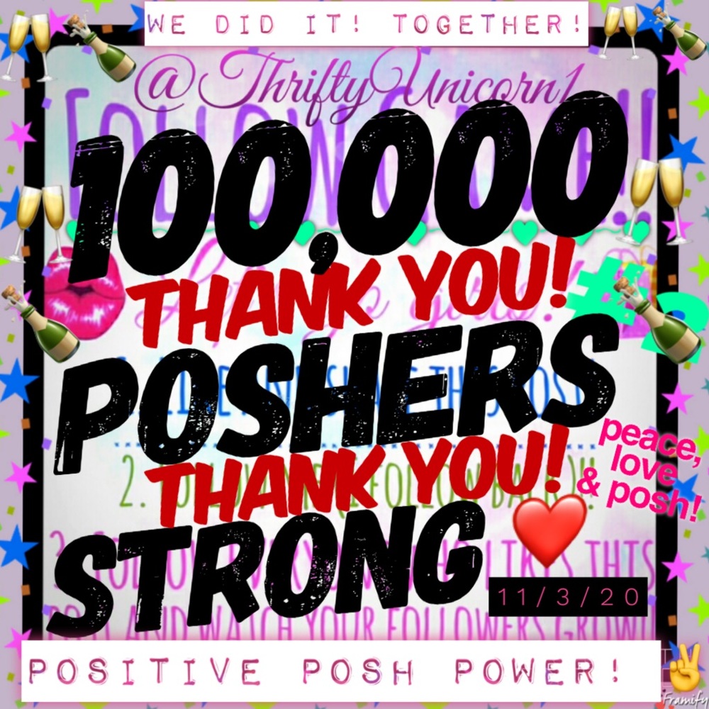 🦄🙏 Thank YOU❣️177k Poshers strong & growing❣️ 😘✌️💕🦄 - Picture 2 of 3